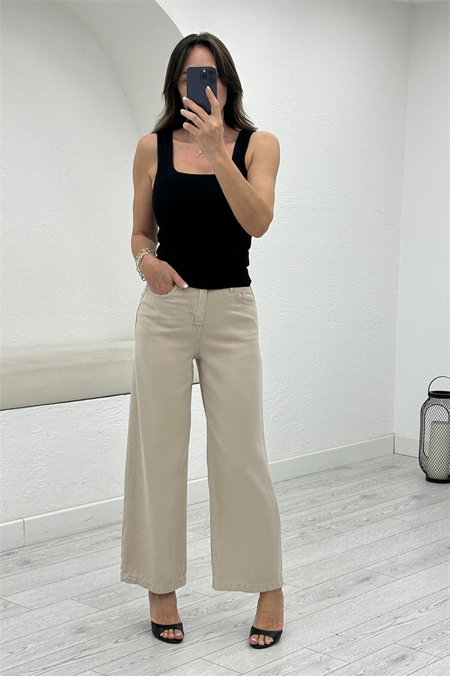 Taş Tensel Culotte Jean 01026