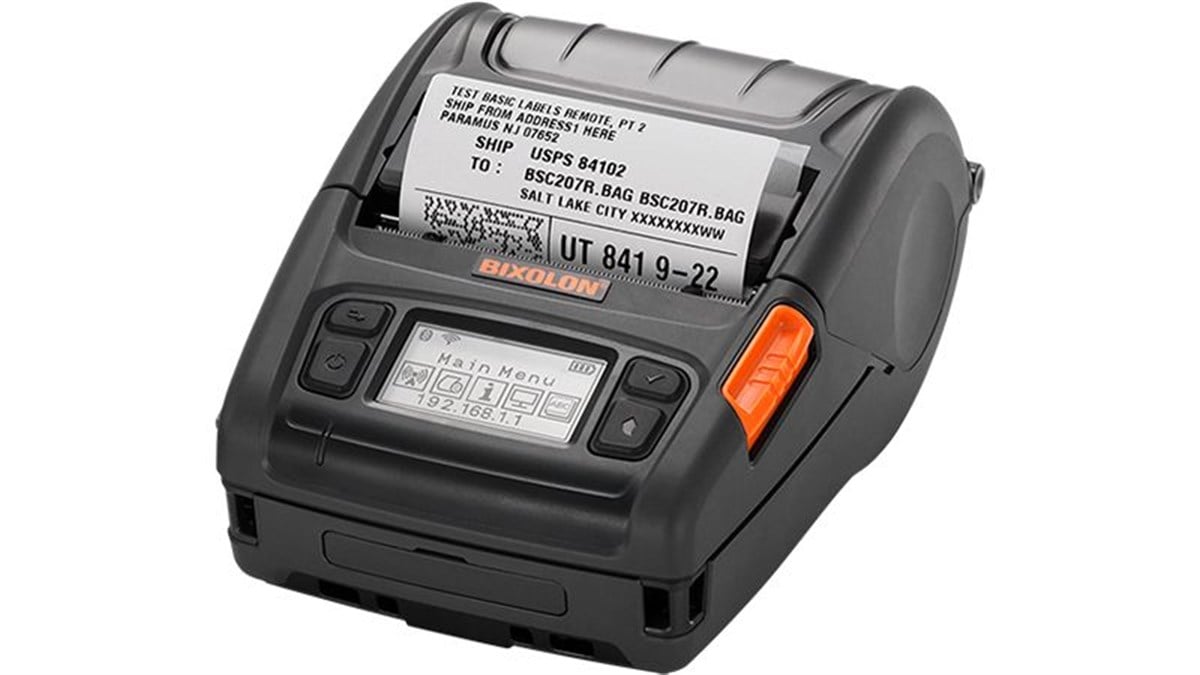 Bixolon SPP-L3000 (203DPI) WiFi Taşınabilir Etiket/Fiş Yazıcı