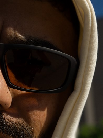 Biker Polarized Sunglasses Brown
