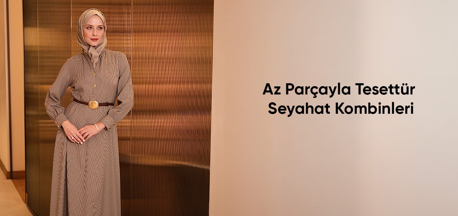 Az Parçayla Tesettür Seyahat Kombinleri
