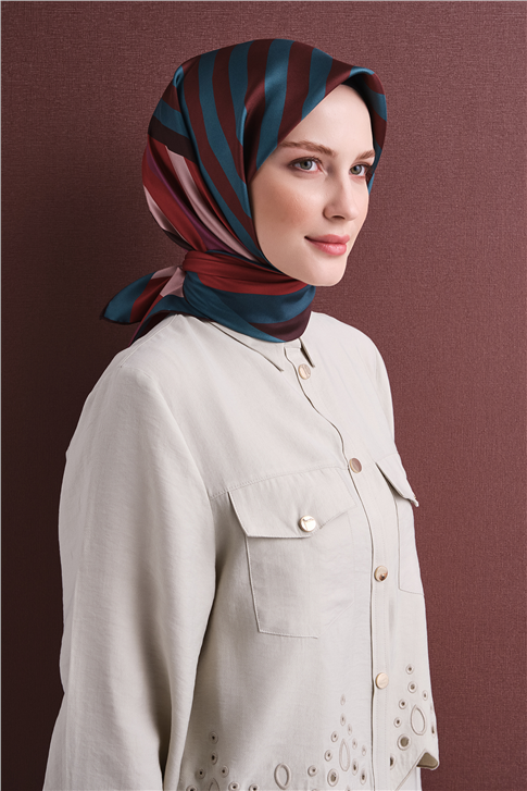 Armine Saf İpek Sura Eşarp 9615D 80 