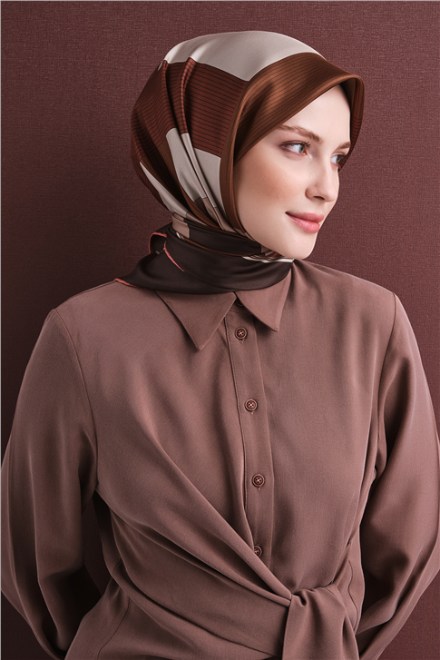 Armine Saf İpek Sura Eşarp 9610D 83 