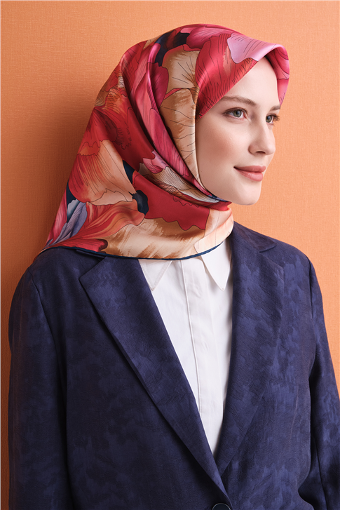 Armine Saf İpek Sura Eşarp 9627D 36 