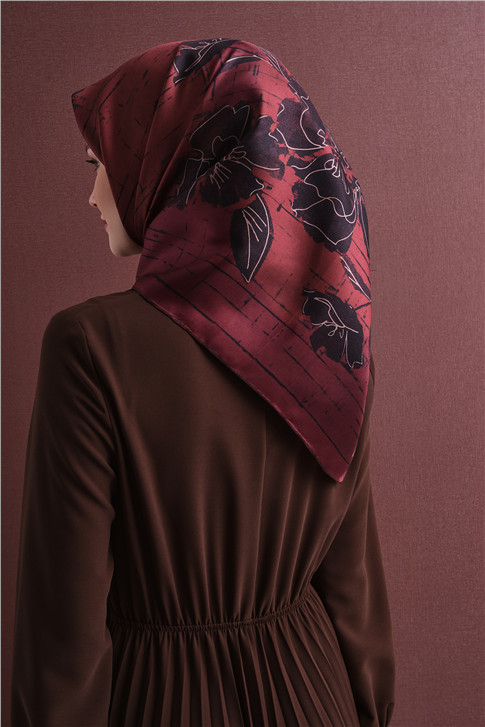 Armine Saf İpek Sura Eşarp 9617D 81 