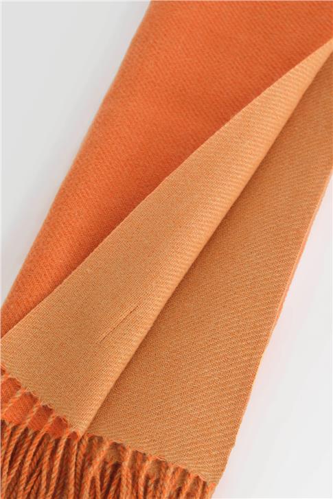 Armine Püsküllü Atkı Oranj