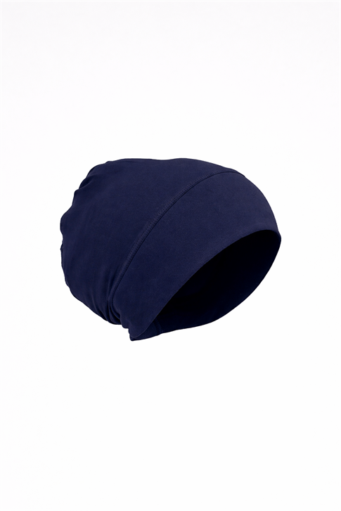 Düz Geçme Bone Lacivert