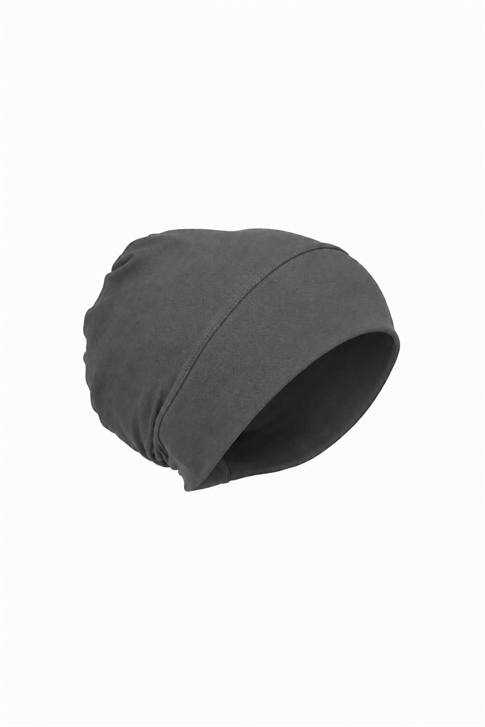 Düz Geçme Bone Koyu Gri