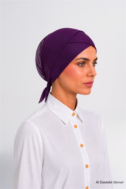 Armine Clima Çapraz Bone 00Oaat44 Mürdüm