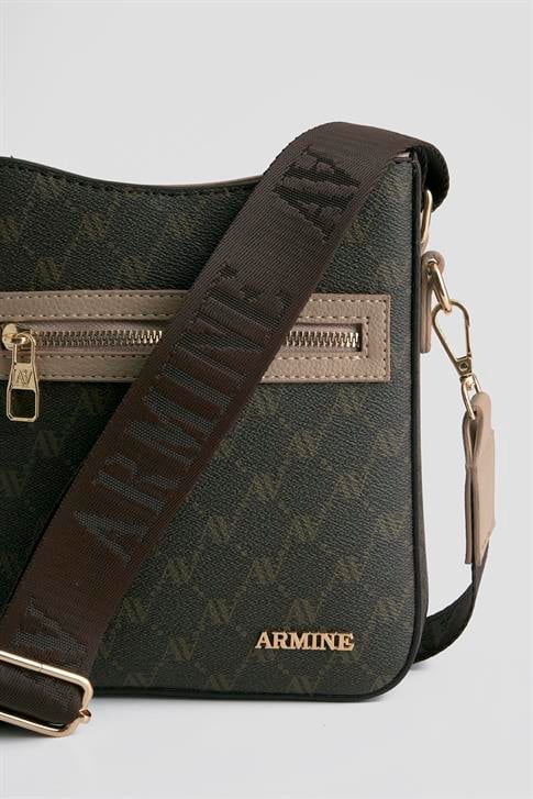 Armine Çanta Noktalı 25YD7423 Kahverengi