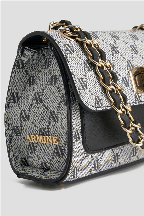 Armine Çanta Noktalı 25YD7426 Gri