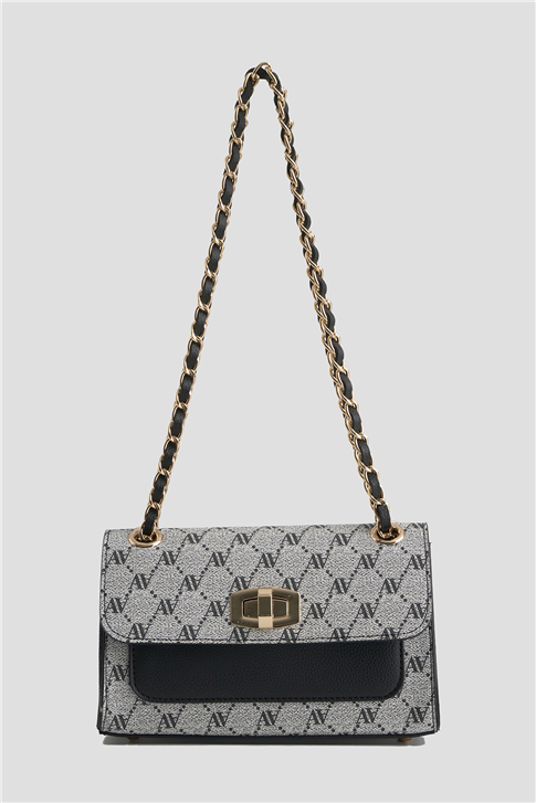 Armine Çanta Noktalı 25YD7426 Gri