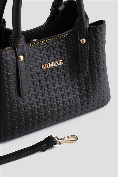 Armine Çanta Örgü 25YD7416 Kahverengi