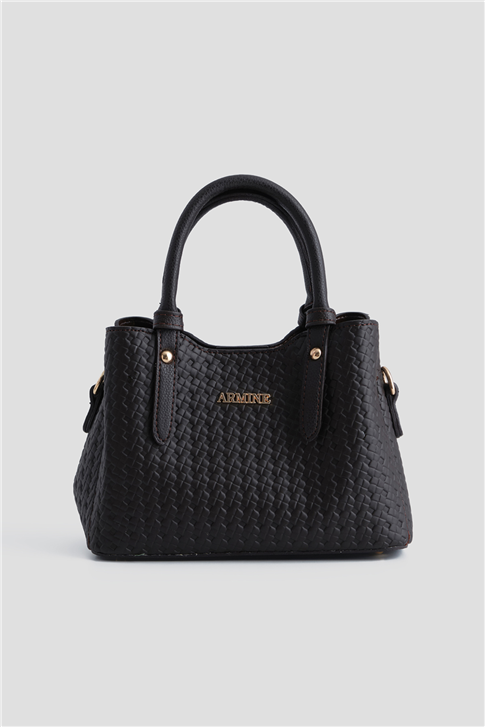 Armine Çanta Örgü 25YD7416 Kahverengi