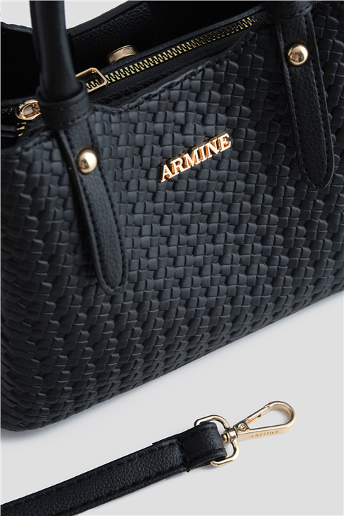 Armine Çanta Örgü 25YD7416 Siyah
