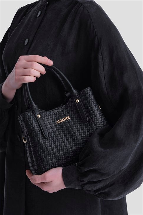 Armine Çanta Örgü 25YD7416 Siyah