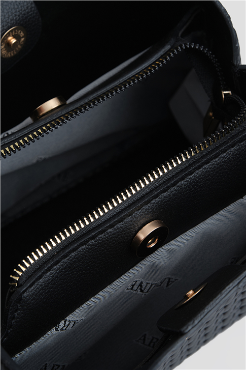 Armine Çanta Örgü 25YD7416 Siyah