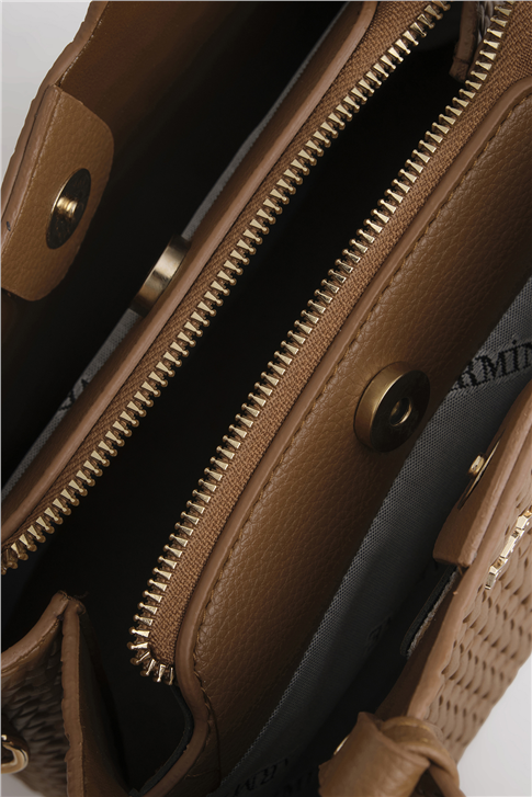 Armine Çanta Örgü 25YD7416 Taba