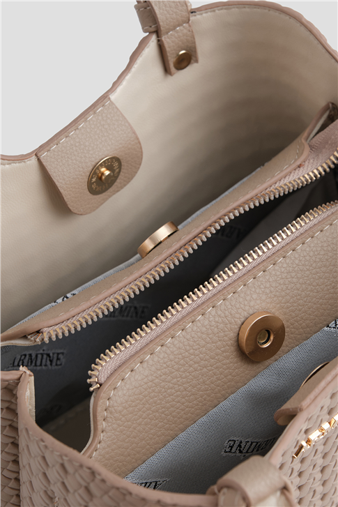 Armine Çanta Örgü 25YD7416 Vizon