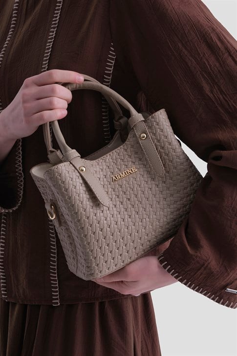 Armine Çanta Örgü 25YD7416 Vizon