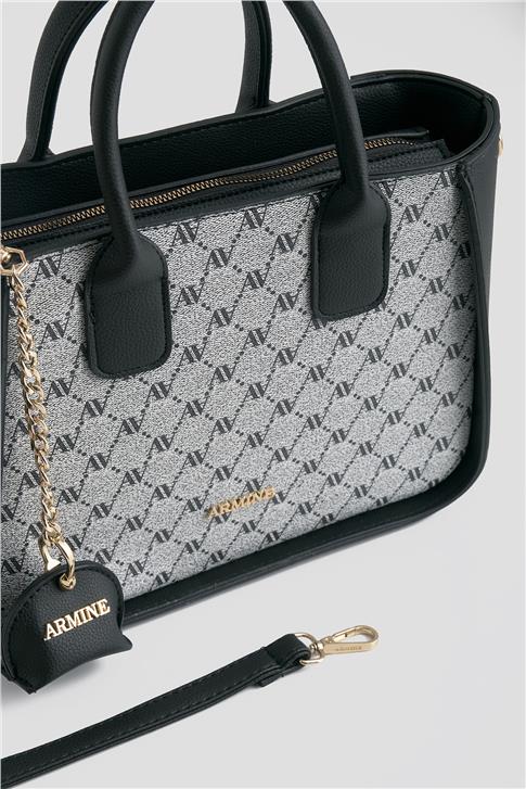Armine Çanta Noktalı 25YD7419 Gri