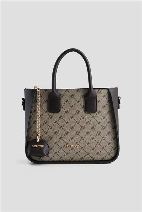 Armine Çanta Noktalı 25YD7419 Vizon