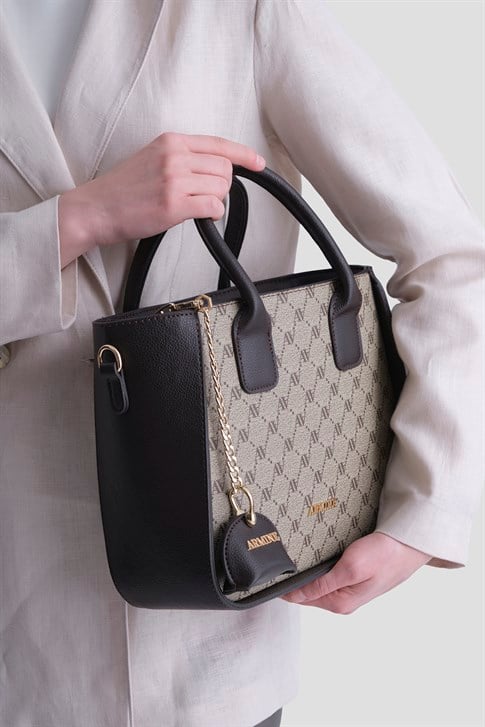 Armine Çanta Noktalı 25YD7419 Vizon