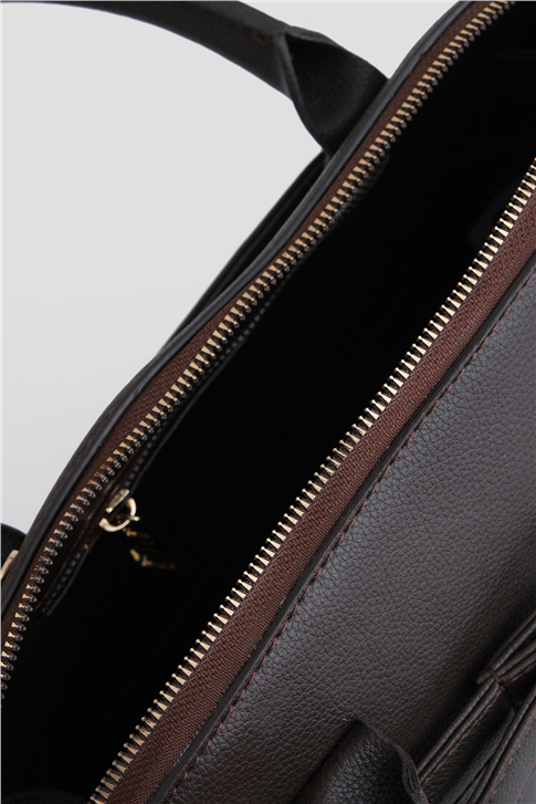 Armine Çanta Pia Deri 25YD7420 Kahverengi