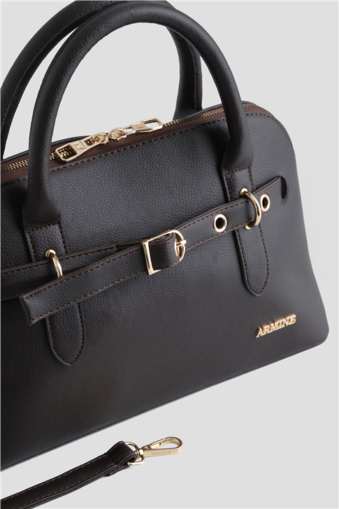 Armine Çanta Pia Deri 25YD7420 Kahverengi