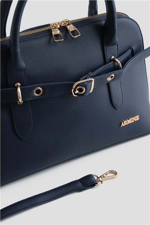 Armine Çanta Pia Deri 25YD7420 Lacivert