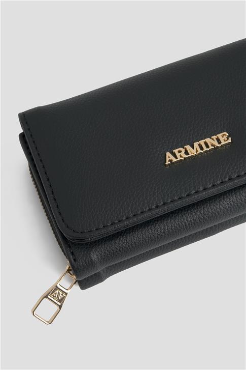 Armine Pia Deri Cüzdan 25YD7012 Siyah