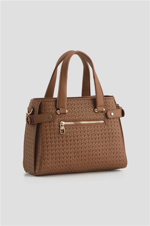 Armine Çanta Örgü 25YD7172 Taba
