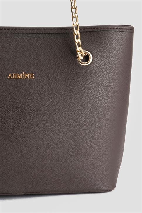 Armine Pia Deri Çanta 25YD7271 Kahverengi