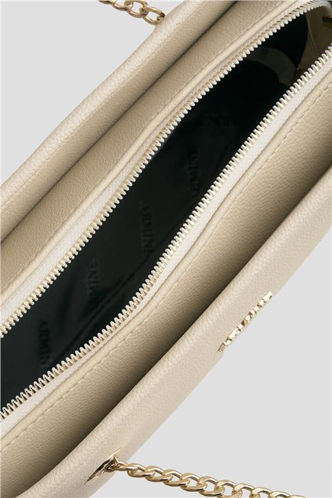 Armine Pia Deri Çanta 25YD7271 Krem