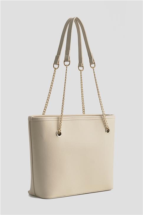 Armine Pia Deri Çanta 25YD7271 Krem