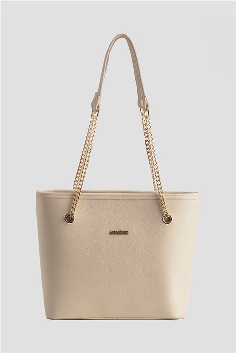 Armine Pia Deri Çanta 25YD7271 Krem