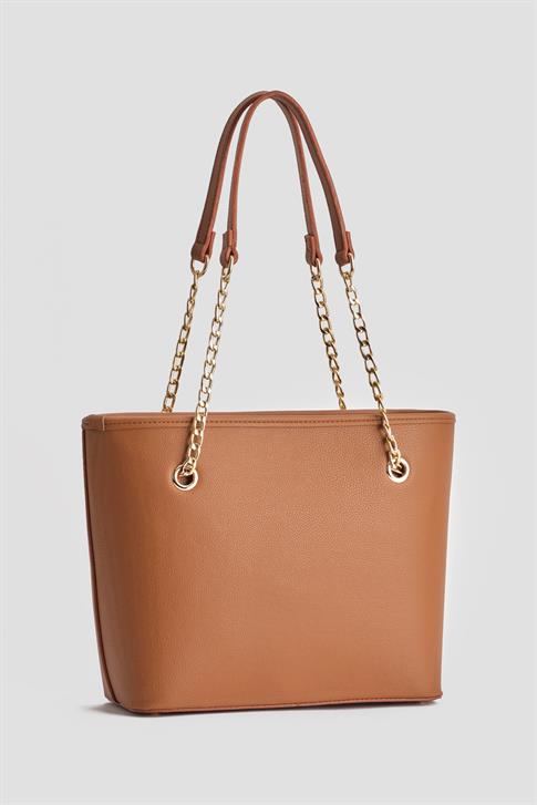 Armine Pia Deri Çanta 25YD7271 Taba