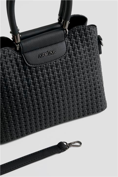 Armine Çanta Örgü 25YD7342 Siyah
