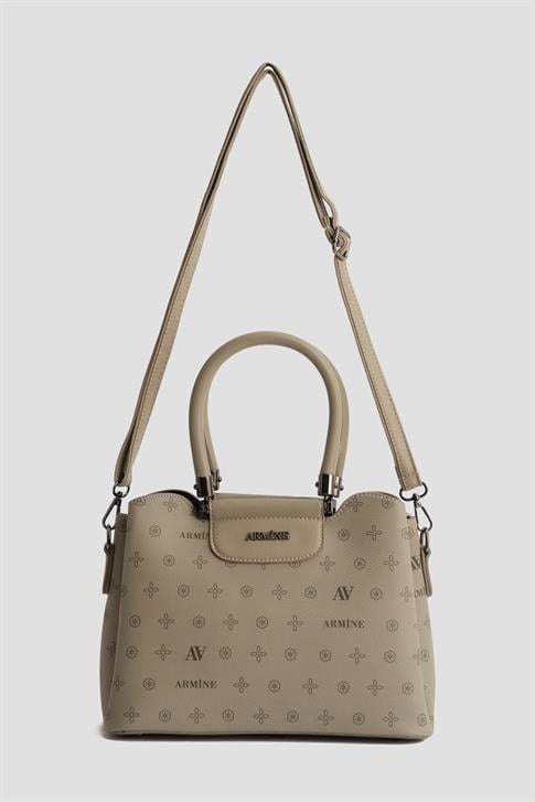 Armine Çanta Baskılı 25YD7342 Vizon