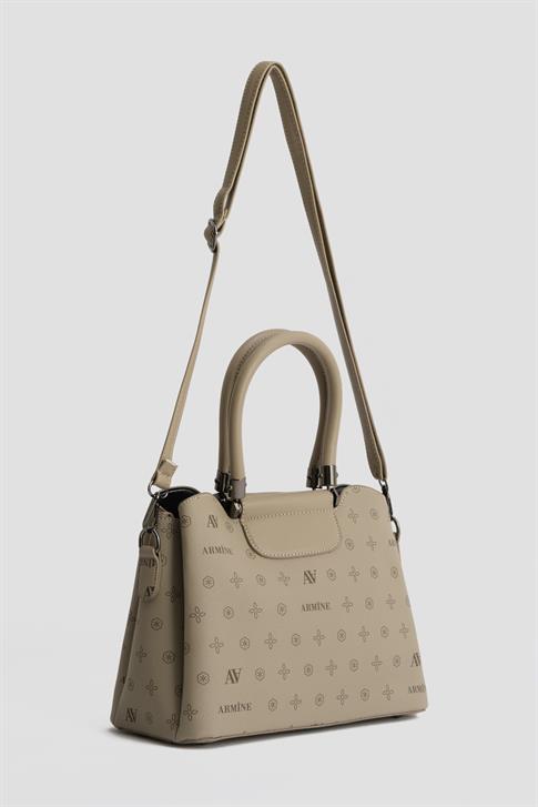 Armine Çanta Baskılı 25YD7342 Vizon