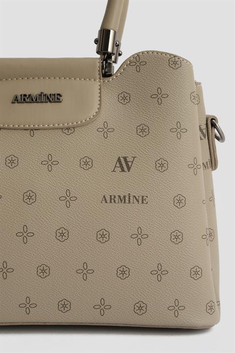 Armine Çanta Baskılı 25YD7342 Vizon