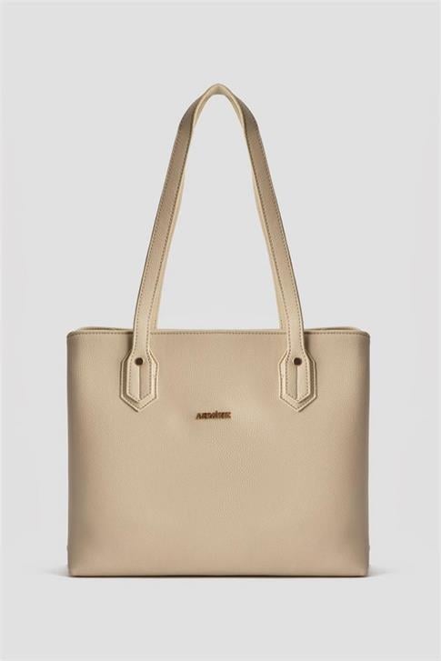 Armine Pia Deri Çanta 25YD7343 Krem