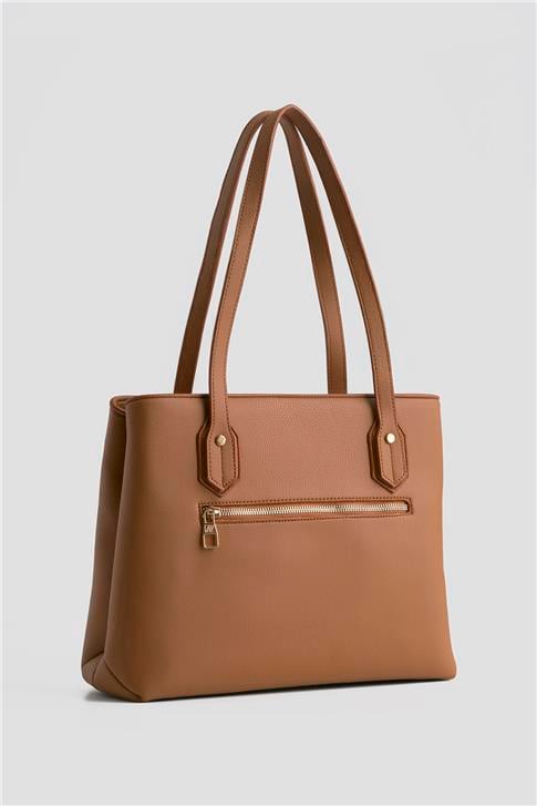 Armine Pia Deri Çanta 25YD7343 Taba