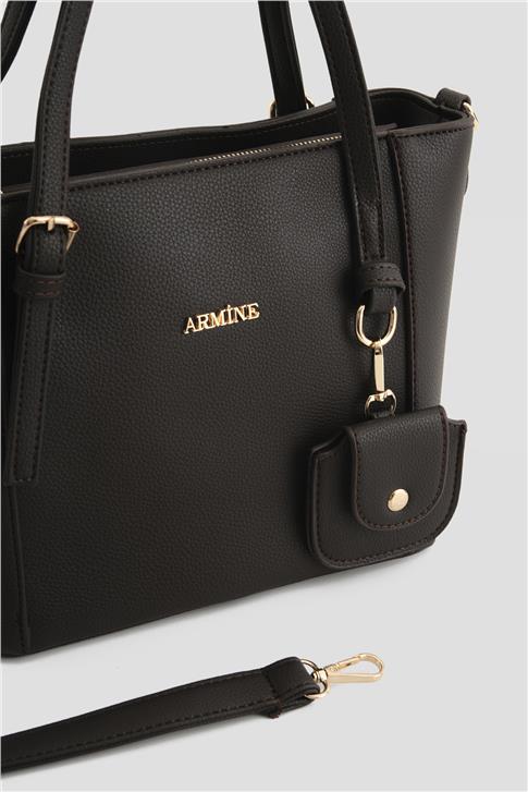 Armine Çanta Baskılı 25YD7349 Kahverengi