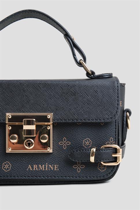 Armine Çanta Baskılı 25YD7359 Siyah