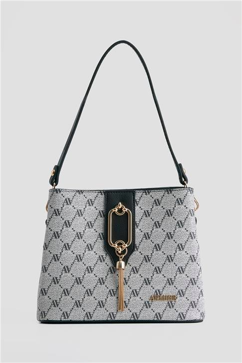 Armine Çanta Noktalı 25YD7361 Gri