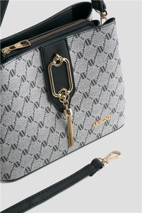 Armine Çanta Noktalı 25YD7361 Gri