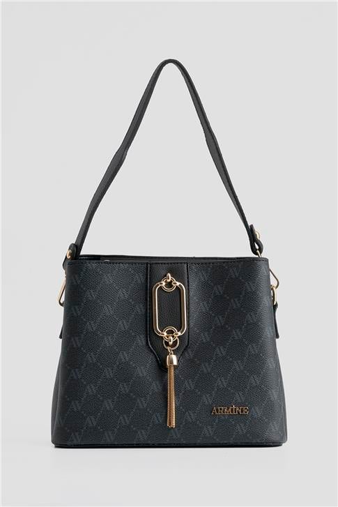 Armine Çanta Noktalı 25YD7361 Siyah