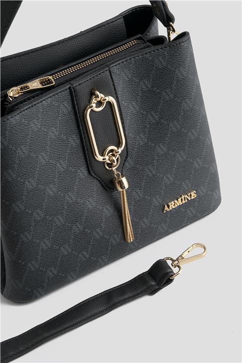 Armine Çanta Noktalı 25YD7361 Siyah