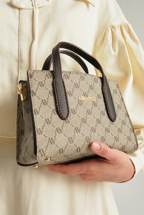 Armine Çanta Noktalı 25YD7363 Vizon