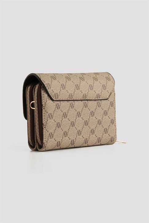 Armine El Çantası Noktalı 25YD7381 Vizon